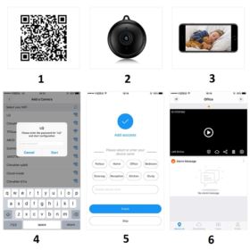 MINI KAMERA Z CZUJNIKIEM RUCHU V380 PRO WIFI HD 1080P