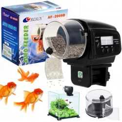 AUTOMATYCZNY KARMNIK DLA RYB Z WYŚWIETLACZEM