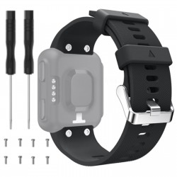 PASEK DO GARMIN FORERUNNER 30 35 CZARNY SILIKONOWY