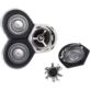 OSTRZA DO GOLARKI PHILIPS AQUATEC ARCITEC SENSOTOUCH 3D 9000 SERIES RQ12XX/RQ11XX CZARNE