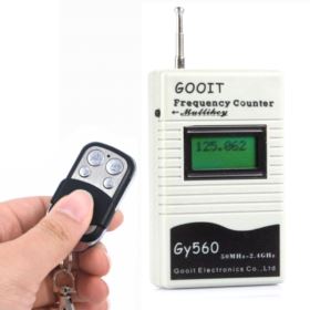 SKANER CZĘSTOTLIWOŚCI RADIOWYCH GOOIT GY560 NA BATERIĘ