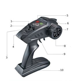 MOTOR&Oacute;WKA NA PILOTA ZDALNIE STEROWANA Z AKUMULATOREM HJ806 SZYBKA CZARNA