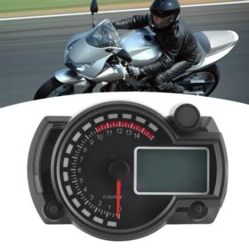 UNIWERSALNY LICZNIK MOTOCYKLOWY CYFROWY LED 7 KOLOR&Oacute;W