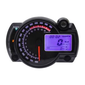 UNIWERSALNY LICZNIK MOTOCYKLOWY CYFROWY LED 7 KOLOR&Oacute;W