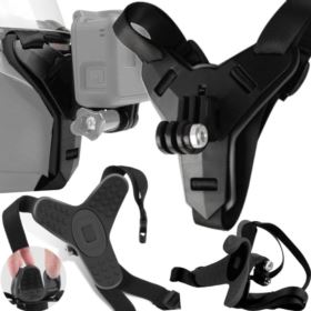 MOCOWANIE KAMERY DO KASKU ANTYPOŚLIZGOWE CZARNE