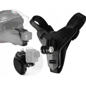 MOCOWANIE KAMERY DO KASKU ANTYPOŚLIZGOWE CZARNE