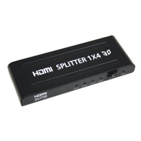 SWITCH HDMI SPLITTER 1x4 PORTY Z ZASILACZEM KONWERTER