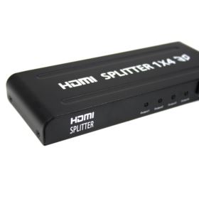 SWITCH HDMI SPLITTER 1x4 PORTY Z ZASILACZEM KONWERTER
