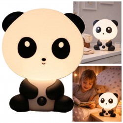 LAMPKA NOCNA PANDA DLA DZIECI Z KABLEM
