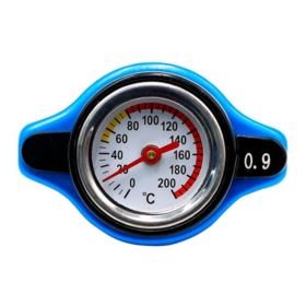 KOREK CHŁODNICY Z TERMOMETREM 0.9 BAR NIEBIESKI