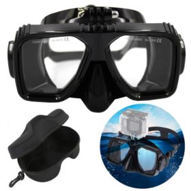 MASKA DO NURKOWANIA Z UCHWYTEM DO KAMER SPORTOWYCH Z ETUI