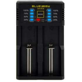 ŁADOWARKA DO BATERII I AKUMULATORK&Oacute;W AA AAA LI-ION NI-MH NICD UNIWERSALNA CZARNA