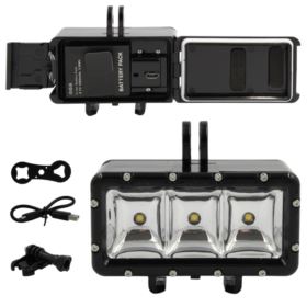 LAMPA LED DO KAMERY SPORTOWEJ WODOSZCZELNA