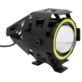 LAMPA MOTOCYKLOWA REFLEKTOR LED CREE U7 CZERWONY RING