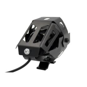 LAMPA MOTOCYKLOWA REFLEKTOR LED CREE U7 CZERWONY RING