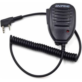 MIKROFONOGŁOŚNIK BAOFENG Z PRZYCISKIEM PTT I KLIPSEM