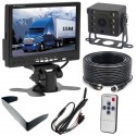 KAMERA COFANIA 8 DIOD IR Z MONITOREM 7 CALI PILOTEM I KABLEM 15 METRÓW