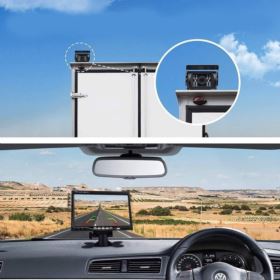 KAMERA COFANIA 8 DIOD IR Z MONITOREM 7 CALI PILOTEM I KABLEM 15 METR&Oacute;W