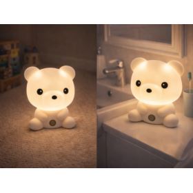 LAMPKA NOCNA DLA DZIECI MIŚ BIAŁA