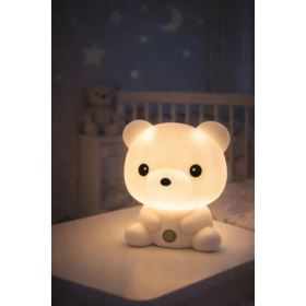 LAMPKA NOCNA DLA DZIECI MIŚ BIAŁA