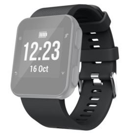 PASEK DO GARMIN FORERUNNER 30 35 CZARNY SILIKONOWY