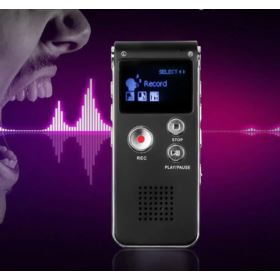 DYKTAFON SK-012 CYFROWY MP3 8GB SREBRNY