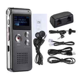 DYKTAFON SK-012 CYFROWY MP3 8GB SREBRNY