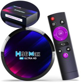 SMART TV BOX H96 MAX 4GB/64GB ANDROID Z PILOTEM