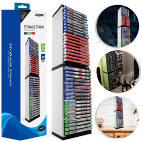 STOJAK NA GRY DOBE PLAYSTATION XBOX NINTENDO BIAŁY