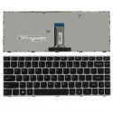 KLAWIATURA LENOVO IDEAPAD G40 G40-30 2040 B40-80 B41-30 FLEX 2-14 2-14D 25215587 Z RAMKĄ SREBRNĄ