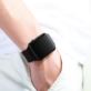 PASEK DO APPLE WATCH 1 2 3 4 5 6 SE 42/44MM CZARNY SILIKONOWY