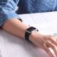 PASEK DO APPLE WATCH 1 2 3 4 5 6 SE 42/44MM CZARNY SILIKONOWY