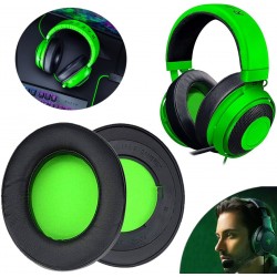 GĄBKI DO SŁUCHAWEK RAZER KRAKEN PRO V2 QUARTZ PRO 7.1 V2 CZARNO-ZIELONE