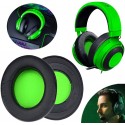 GĄBKI DO SŁUCHAWEK RAZER KRAKEN PRO V2 QUARTZ PRO 7.1 V2 CZARNO-ZIELONE