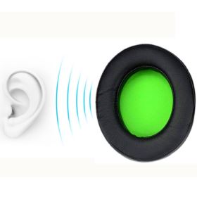 GĄBKI DO SŁUCHAWEK RAZER KRAKEN PRO V2 QUARTZ PRO 7.1 V2 CZARNO-ZIELONE