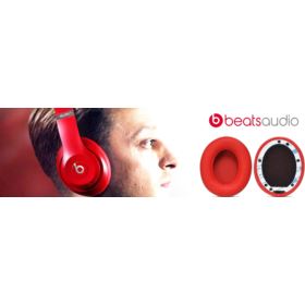 GĄBKI DO SŁUCHAWEK BEATS STUDIO 2.0 3.0 CZERWONE
