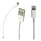 KABEL LIGHTNING APPLE IPHONE IPAD IPOD BIAŁY 23 CM