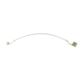 KABEL LIGHTNING APPLE IPHONE IPAD IPOD BIAŁY 23 CM