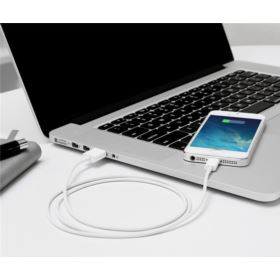 KABEL DO IPHONE IPOD IPAD USB LIGHTNING 100CM BIAŁY