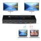 PRZEŁĄCZNIK HDMI SWITCH 4 PORTY WYJŚCIOWE MATRIX 4Kx2K ROZDZIELACZ Z PILOTEM CZARNY