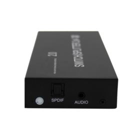 PRZEŁĄCZNIK HDMI SWITCH 4 PORTY WYJŚCIOWE MATRIX 4Kx2K ROZDZIELACZ Z PILOTEM CZARNY
