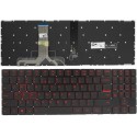 KLAWIATURA LENOVO Y520 R720 Y720 CZARNA PODŚWIETLANA US