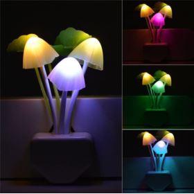 LAMPKA NOCNA Z CZUJNIKIEM ZMIERZCHU GRZYBY