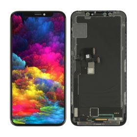 WYŚWIETLACZ Z DIGITIZEREM IPHONE X A1865 A1901 Z RAMKĄ OLED CZARNY