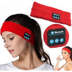 OPASKA ZE SŁUCHAWKAMI BLUETOOTH NA GŁOWĘ OCZY CZERWONA
