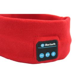 OPASKA ZE SŁUCHAWKAMI BLUETOOTH NA GŁOWĘ OCZY CZERWONA