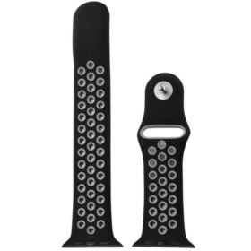 PASEK APPLE WATCH 5 6 SE 3 4 2 CZARNY 42/44MM SILIKONOWY
