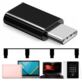 ADAPTER PRZEJŚCIÓWKA MICRO USB USB C CZARNY