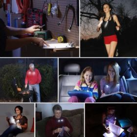 LAMPKA NA SZYJĘ DO CZYTANIA LED