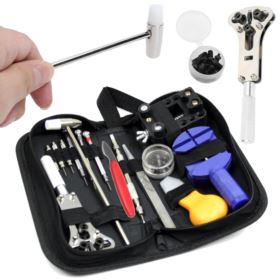 ZESTAW ZEGARMISTRZOWSKI E-DURABLE NARZĘDZIA DO ZEGARK&Oacute;W 14 ELEMENT&Oacute;W W ETUI